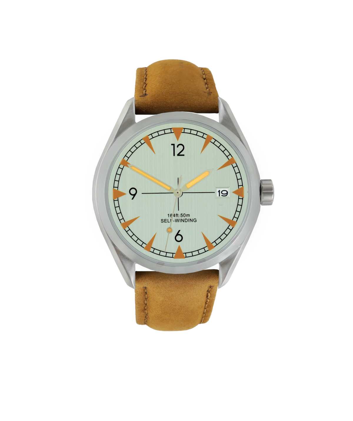 Brushed steel discount watch